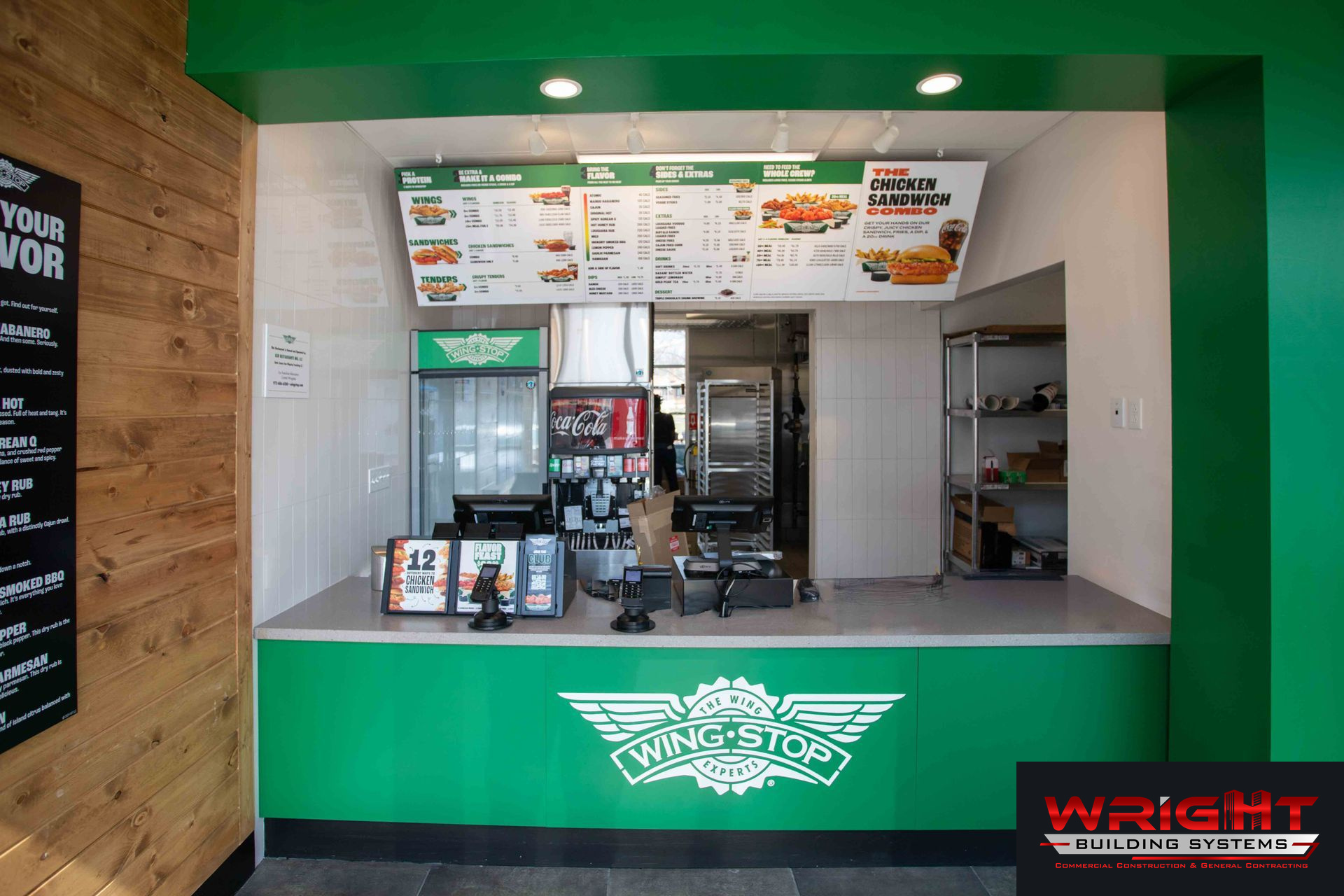 Wingstop, Alton, project by Wright Building Systems