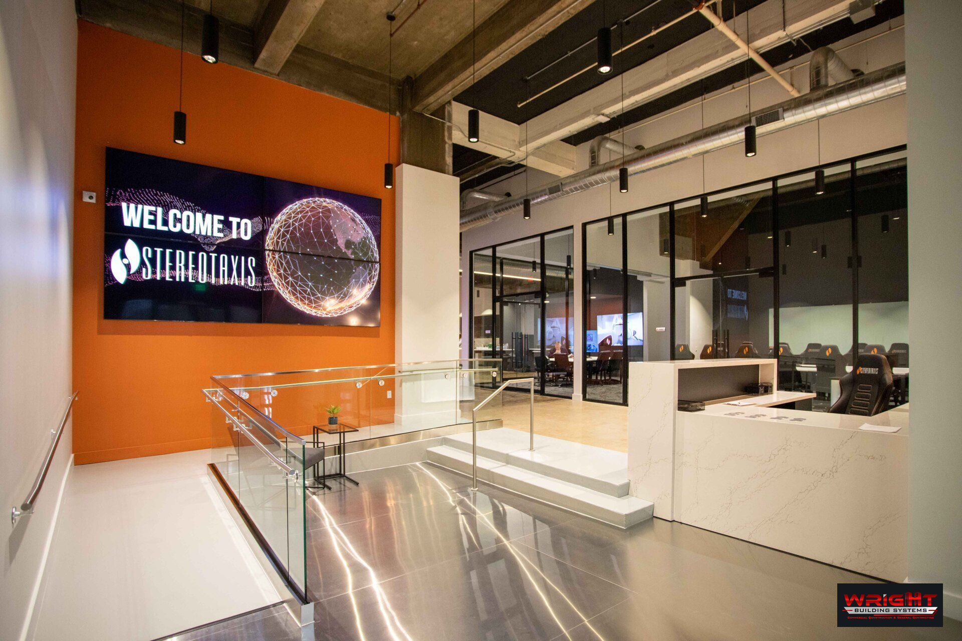 Stereotaxis, 45,000 SF Facility, project by Wright Building Systems