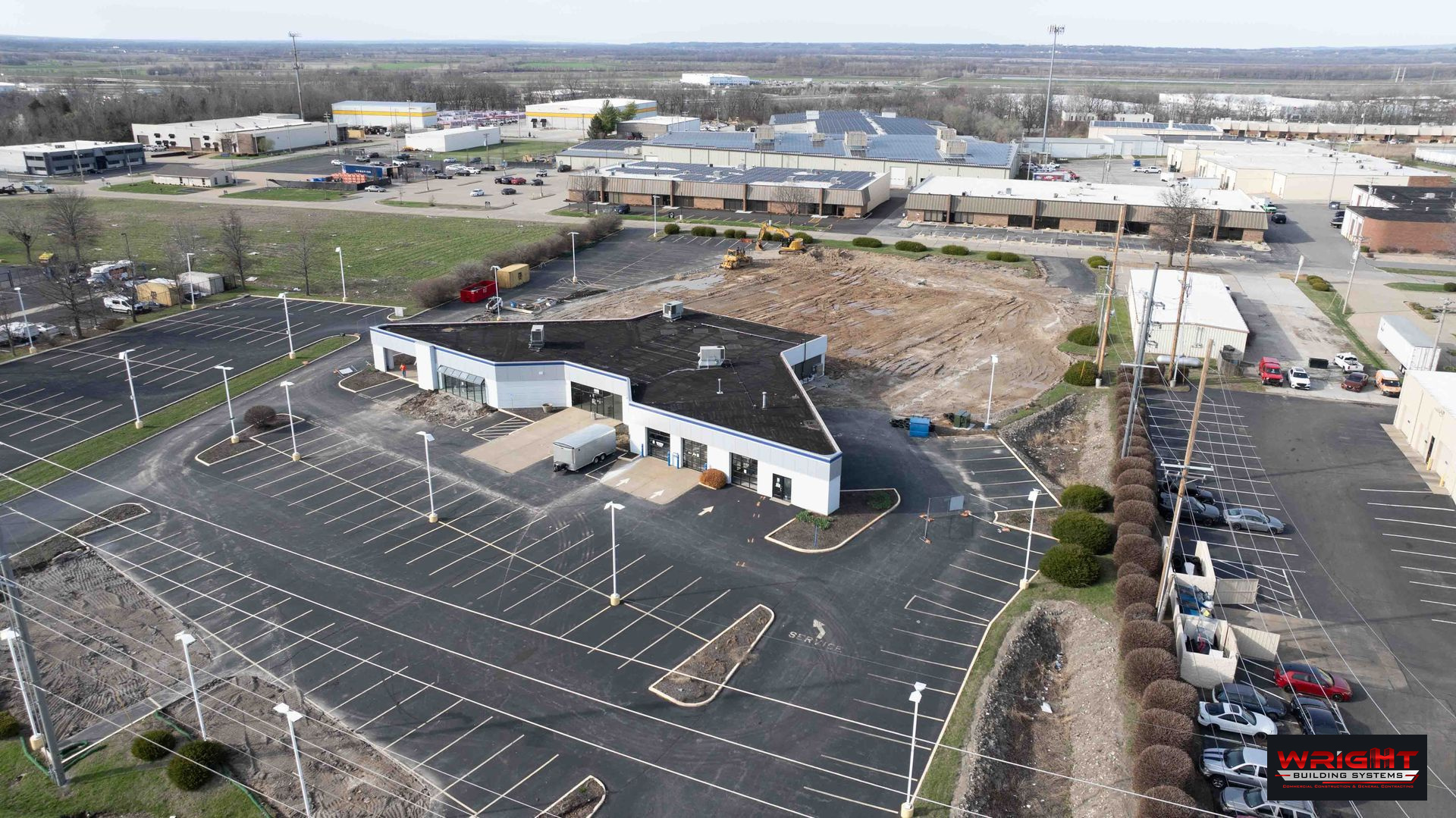 B Street Collision Center, St. Peters, project by Wright Building Systems