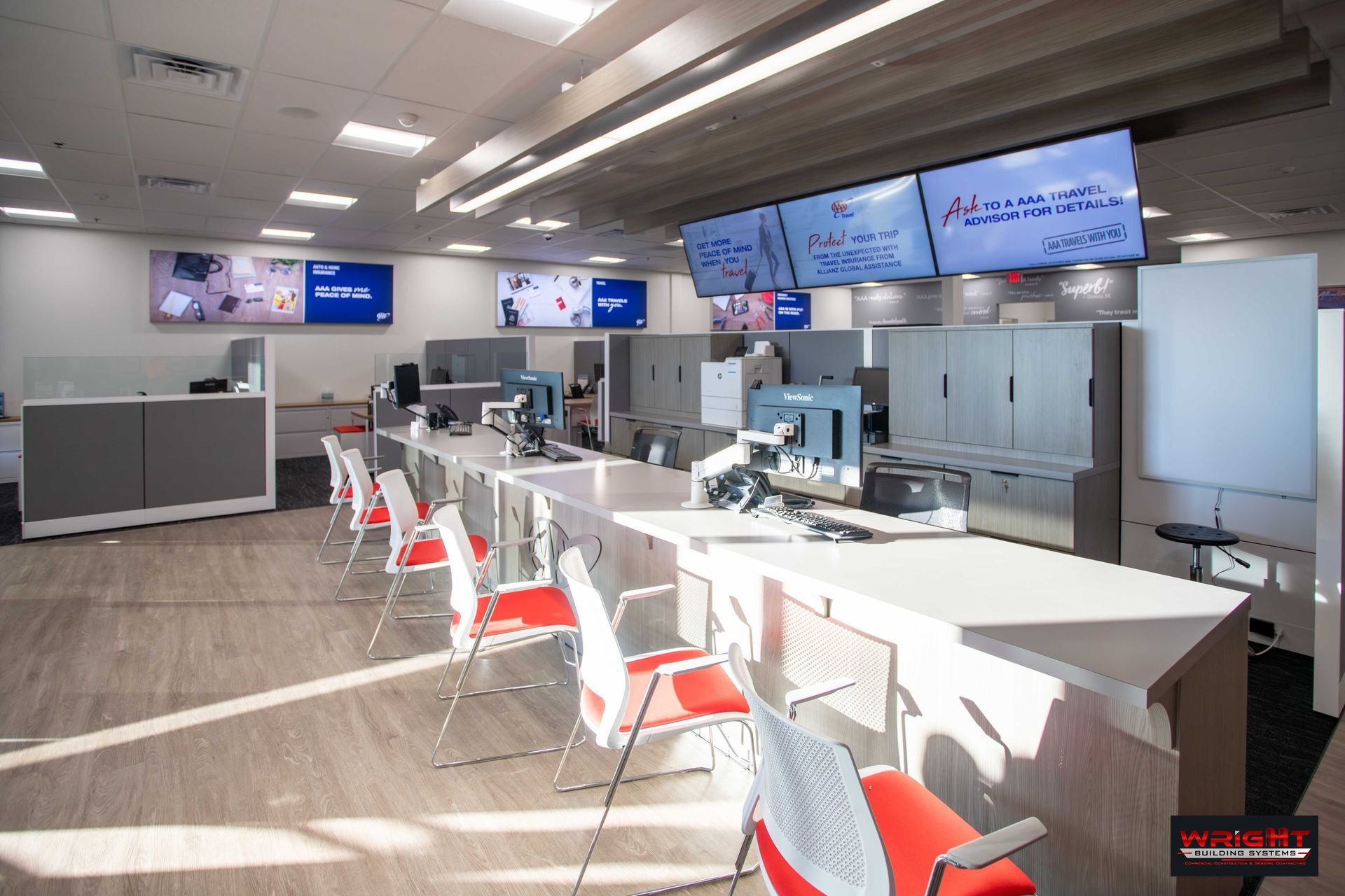 AAA Travel & Insurance Office, project by Wright Building Systems